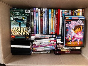 lot 95 image: Large Box Of Childrens And Miscellaneous DVDs