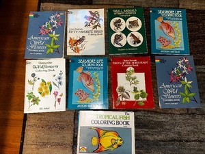 lot 98 image: A Lot Of Nature Themed Coloring Books