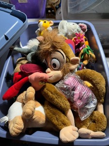 lot 230 image: Bin 1 Stuffed Disney Characters