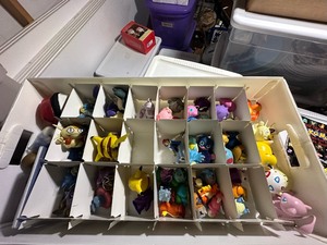 lot 294 image: Box of Collectible Pokemon Figurines