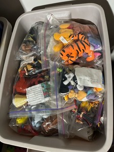 lot 235 image: Bin 1 of Vintage Disney Toys