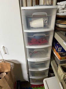 lot 221 image: Storage Bin and Contents As Seen In Photos