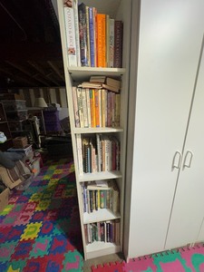 lot 207 image: Bookshelf With Huge Variety of Cookbooks