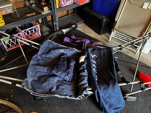 lot 420 image: Mac Sports Collapsible Folding Hammock And Camp Chair
