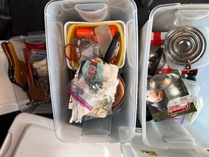 lot 451 image: Miscellaneous Camp Supplies As Seen In Photo