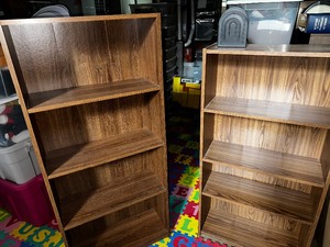 lot 468 image: Two Wood Bookcases