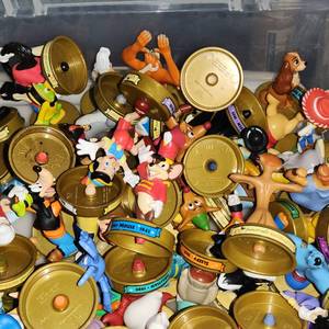 lot 335 image: 100 Years Of Magic, Vintage Disney Figures Mcdonalds Toys  See Printout For Detail.