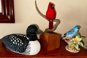 lot 16 image: Vintage Collection Of Decorative Birds