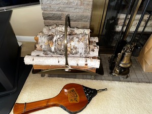lot 17 image: Vintage Fireplace Tool Set