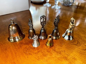 lot 19 image: Collection Of Silver And Silver Plated Bells