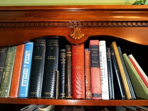 lot 94 image: Collection Of Antique Abraham Lincoln Books, 1800s