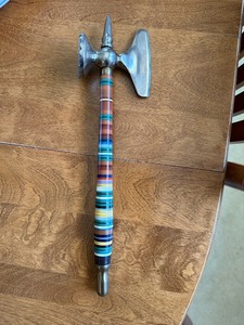 lot 87 image: Unique Vintage Meat Tenderizer Butchers Axe
