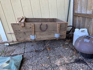 lot 323 image: Vintage Hand-Made Wheel Barrow - Great for Garden