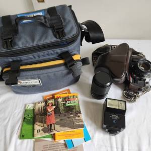 lot 116 image: Canon Camera And Case