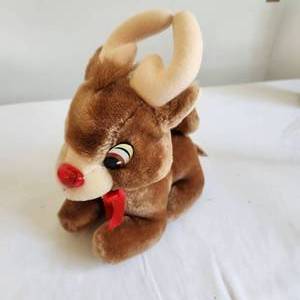 lot 176 image: Vintage Applause Duracell Rudolph the Red-Nosed Reindeer Stuffed Plush