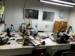 lot 292 image: Variety Of Tools Shown On Workbench