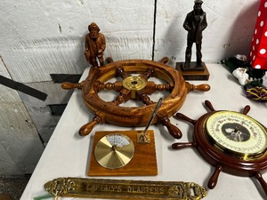 lot 380 image: Variety Of Captains, Nautical Decor