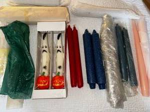 lot 182 image: Variety of Taper Candles