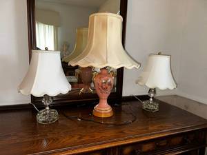 lot 129 image: Collection Of Three Vintage Lamps