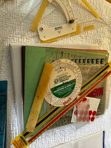 lot 179 image: Misc. Lot of Office and Measuring Tools