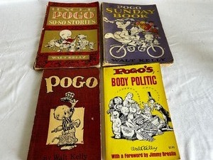 lot 42 image: Vintage Pogo Books By Walt Kelly