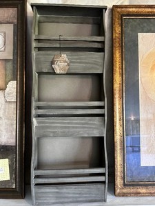 lot 68 image: Brand New Wall Hanging File Cabinet Decorative Measuring 13 X 36