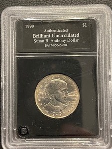 lot 107 image: 1999 Susan B. Anthony Dollar Brilliant Uncirculated