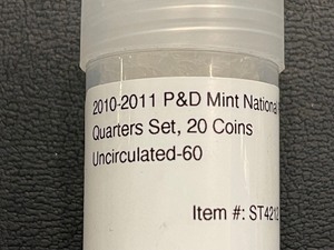 lot 132 image: 2010-2011 P&D National Park Quarter Sets Uncirculated-60