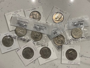 lot 136 image: Kennedy Half Dollars