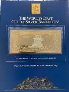lot 51 image: Gold and Silver Banknote