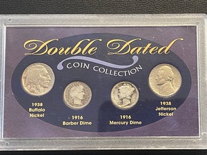 lot 55 image: Double Dated Coin Collection