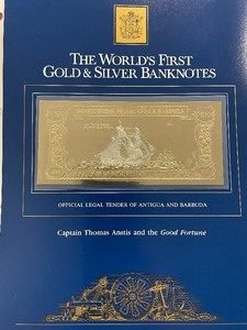 lot 59 image: Gold and Silver Banknote