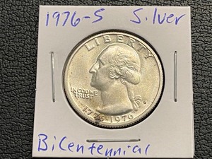 lot 77 image: 1976-S Washington Quarter Silver