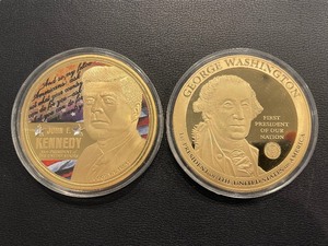 lot 143 image: Jumbo President Commemorative Coins