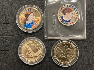 lot 181 image: $1 Dollar Coins