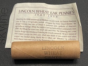 lot 183 image: Lincoln Wheat Cent Roll