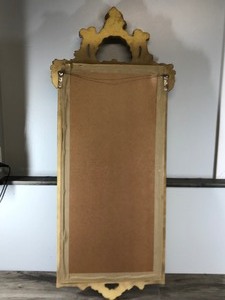 lot 200 image: Gold Colored Victorian Wall Hanging Mirror