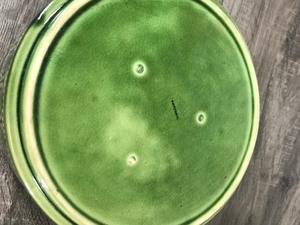 lot 235 image: 3 - Vintage Portugal Green Pottery Dishes