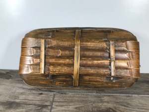lot 239 image: Handmade Bamboo Fruit  Bread Basket