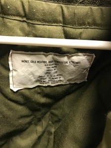 lot 243 image: Cold Weather Military Jacket