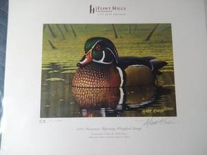 lot 137 image: 2010 Ducks Unlimited Migrating waterfowl stamp signed print-Conservation Edition-11423500