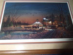 lot 253 image: Signed print of Terry Redlin (Welco To Paradise)