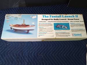 lot 323 image: The Fantail Launch II wood model kit-Ship