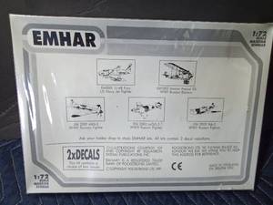 lot 326 image: Navy airplane model kit of F3H Demon