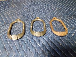 lot 335 image: 3 Vintage duck decoy weights by Herters