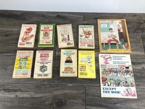 lot 385 image: 8 MAD Books - 1 MAD Magazine & 1 Cracked Magazine