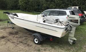1993 Diamond Sportsman 14 Boat w Trailer