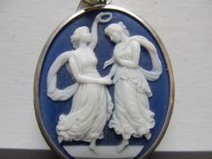 lot 20 image: Sterling Silver & Carved Cameo Pendant