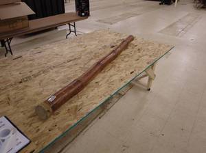 lot 26 image: Authentic wooden musical instrument