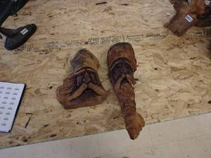 lot 50 image: Old Man Wood Carvings